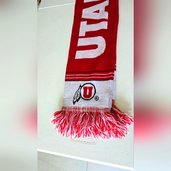 Utah scarf white and red. - Picture 4 of 5